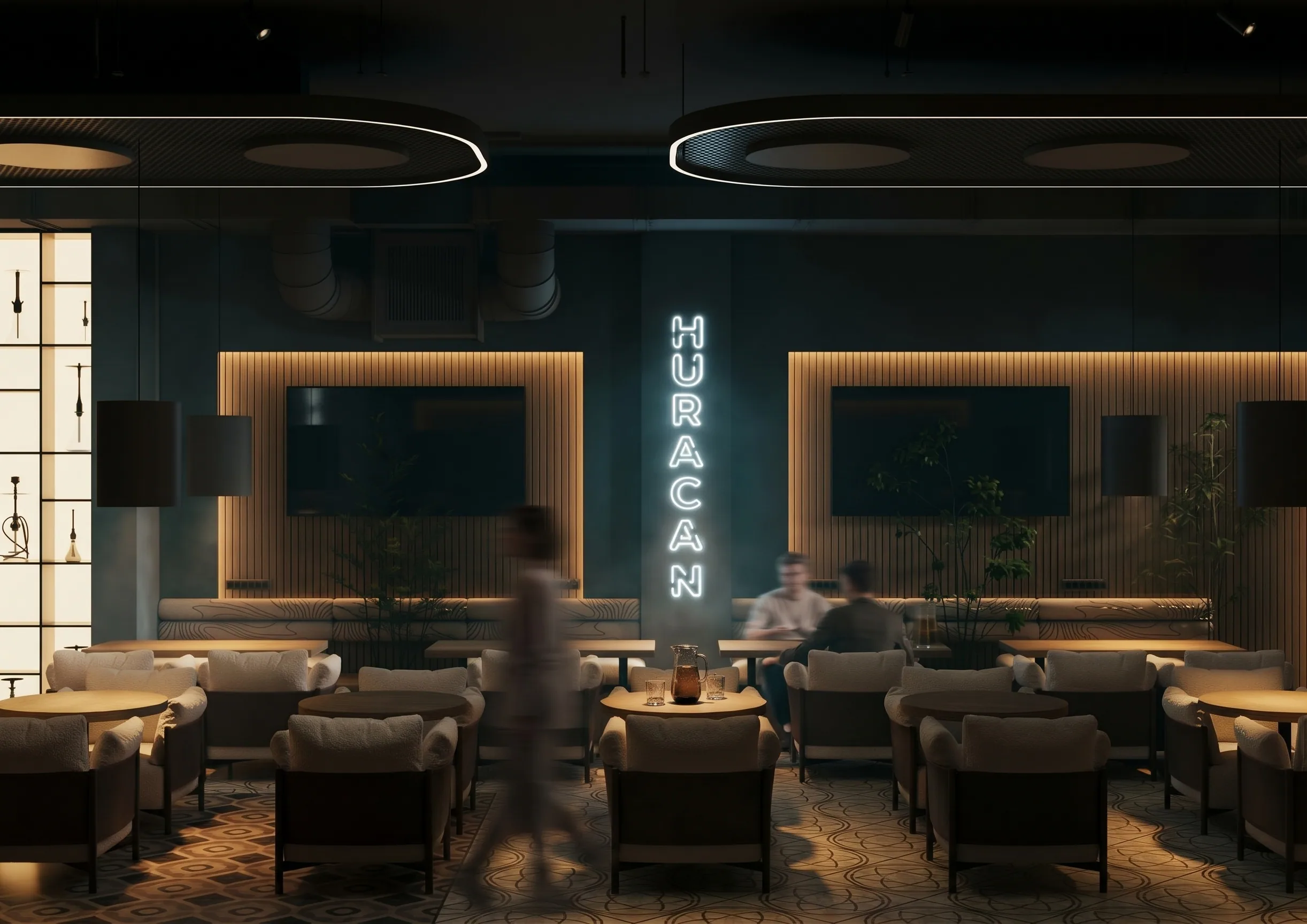 Huracan café: Evening