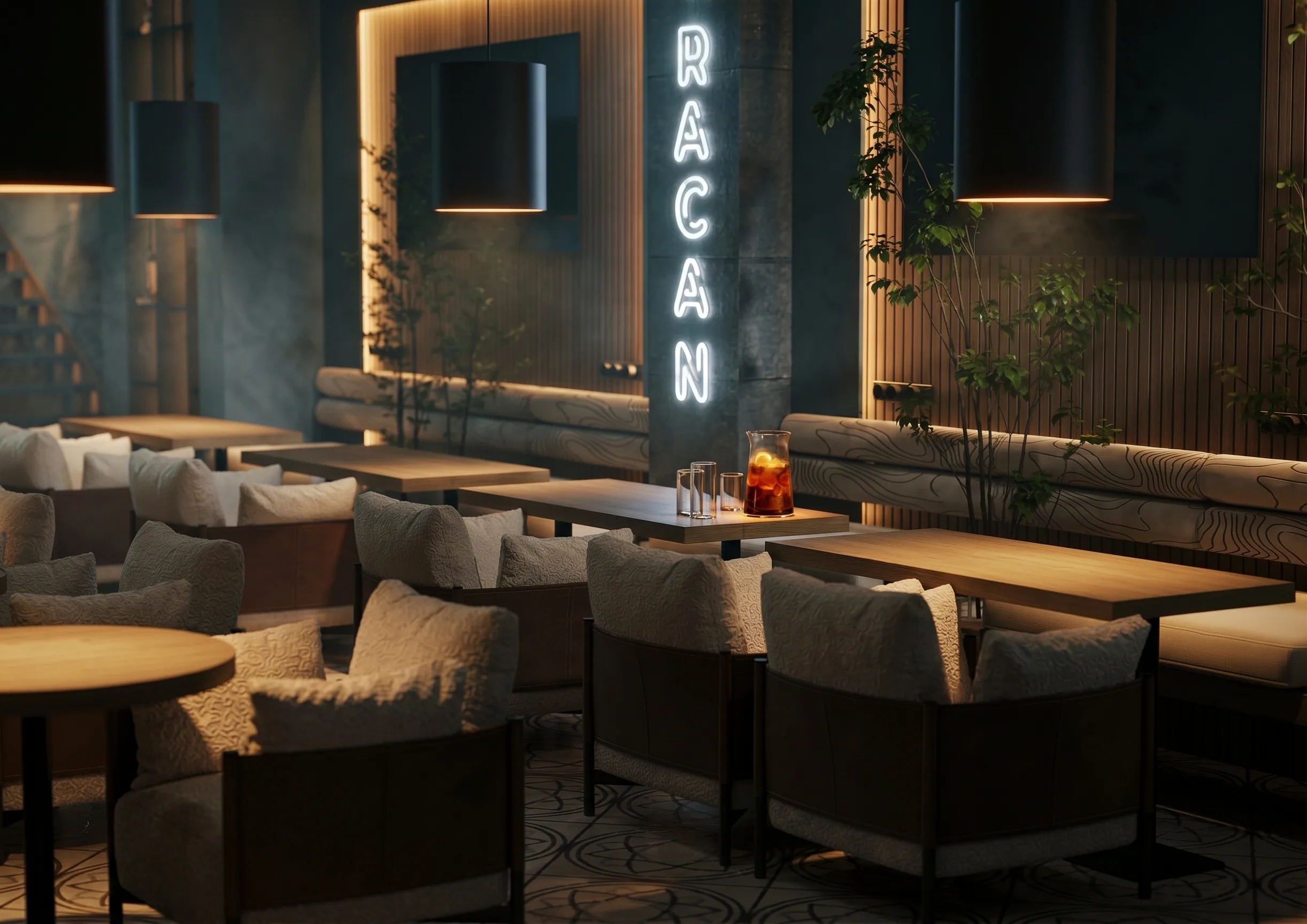 Huracan café: Evening